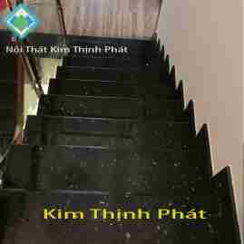 Cầu thang đá đen kim sa Cầu thang đá đen kim sa