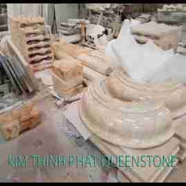 Cột đá hoa cương 230 - bảng gá 200 mẫu cột đá giá rẻ