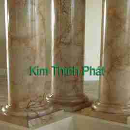 Cột đá hoa cương đẹp nhà khách hàng Cột đá hoa cương đẹp nhà khách hàng