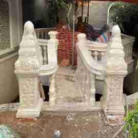 Lan can con tiện đá granite 36 Lan can con tiện đá granite 36