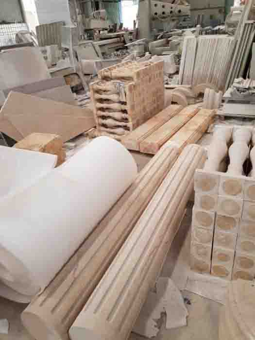Tổng hợp quy trình sản xuất đá hoa cương cột tròn, marble, granite, nhân tạo, onyx Tổng hợp quy trình sản xuất đá hoa cương cột tròn, marble, granite, nhân tạo, onyx