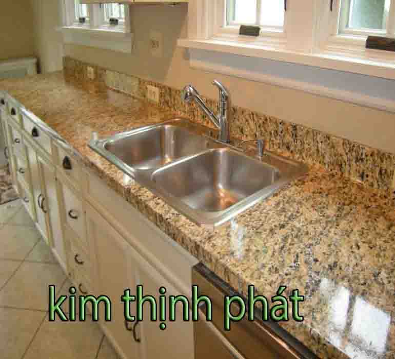 Thi công đá hoa cương bếp granite Thi công đá hoa cương bếp granite