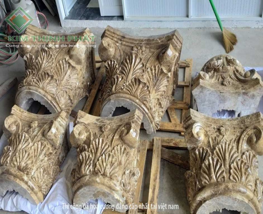 Đầu phù điêu đá hoa cương cổ điển Đầu phù điêu đá hoa cương cổ điển