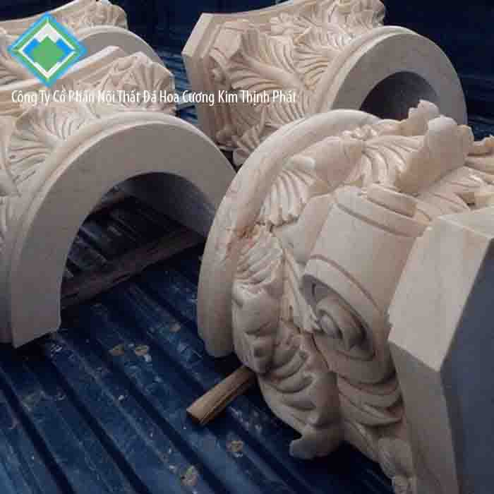 Cột đá hoa cương 2174 được dùng trong phòng khách Cột đá hoa cương 2174 được dùng trong phòng khách
