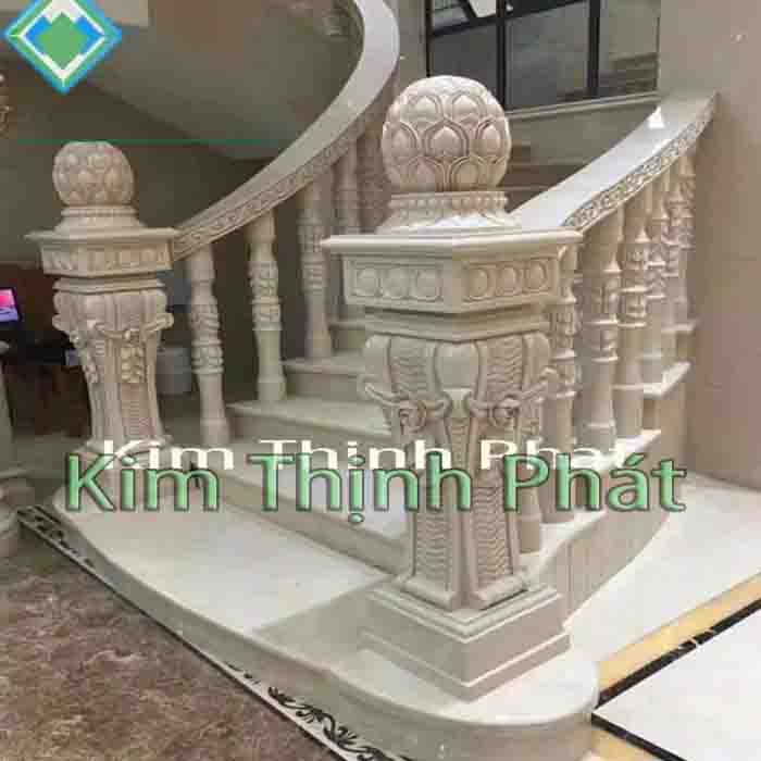 Trụ đá hoa cương cầu thang Trụ đá hoa cương cầu thang
