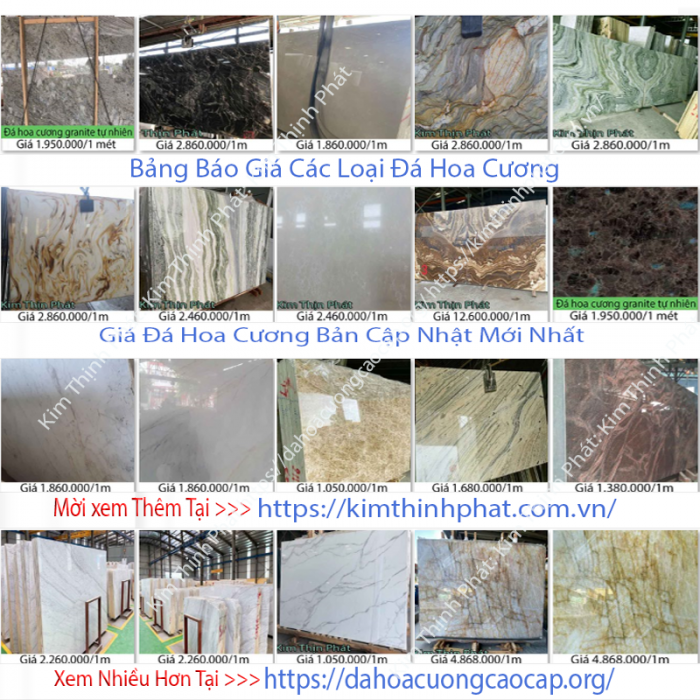 Bảng báo giá đá tự nhiên Bảng báo giá đá tự nhiên