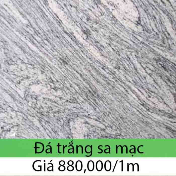 Bảng gia đá hoa cương granite trắng sa mạc giá mới