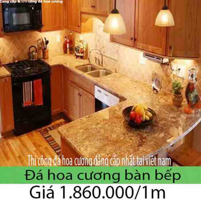 Giá đá hoa cương ốp bếp 2023 Giá đá hoa cương ốp bếp 2023
