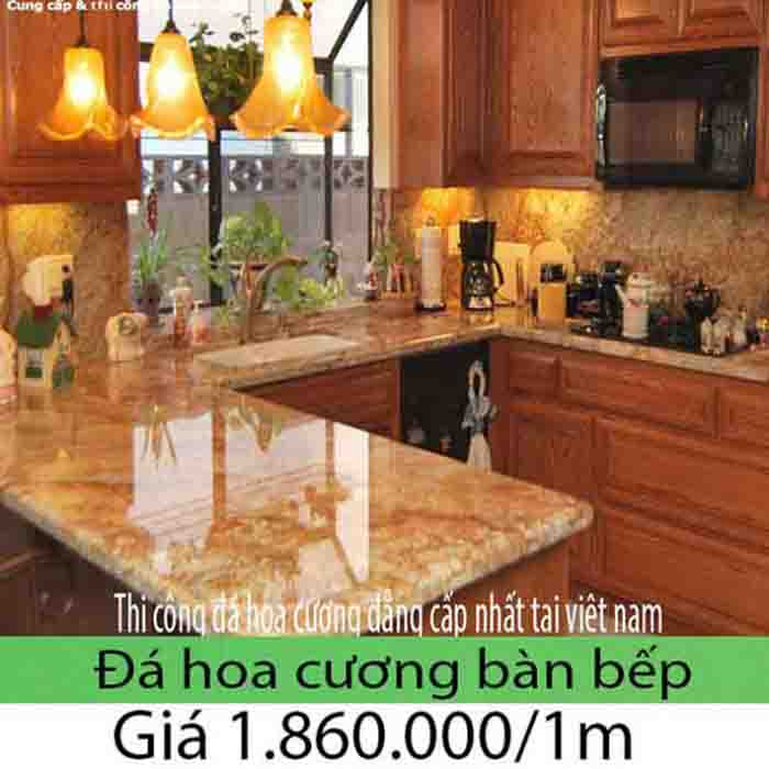 Giá đá hoa cương tủ bếp 2023 Giá đá hoa cương tủ bếp 2023