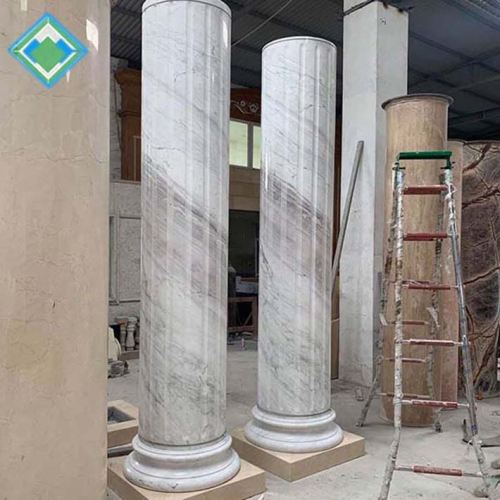 Cách phối màu cho đá hoa cương cột tròn cao cấp