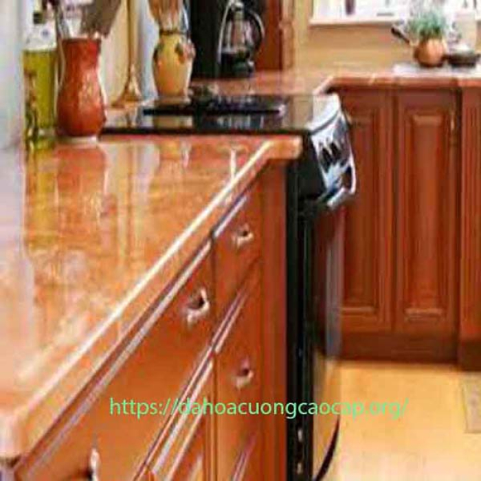 Đá hoa cương bếp màu đỏ nhuộm tự nhiên giá rẻ nhất Đá hoa cương bếp màu đỏ nhuộm tự nhiên giá rẻ nhất