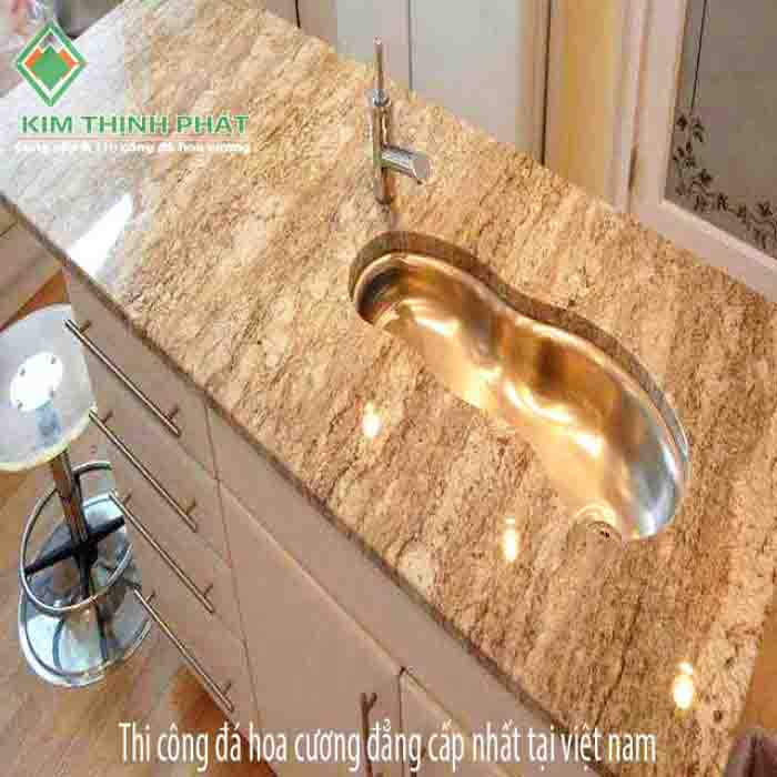 Đá hoa cương bếp nâu vân gỗ tự nhiên báo giá rẻ nhất Đá hoa cương bếp nâu vân gỗ tự nhiên báo giá rẻ nhất