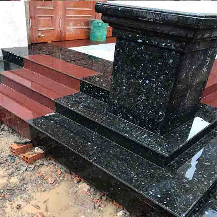 Đá hoa cương cầu thang granite 072 bộ bậc cấp đá xà cừ đá lan can Đá hoa cương cầu thang granite 072 bộ bậc cấp đá xà cừ đá lan can