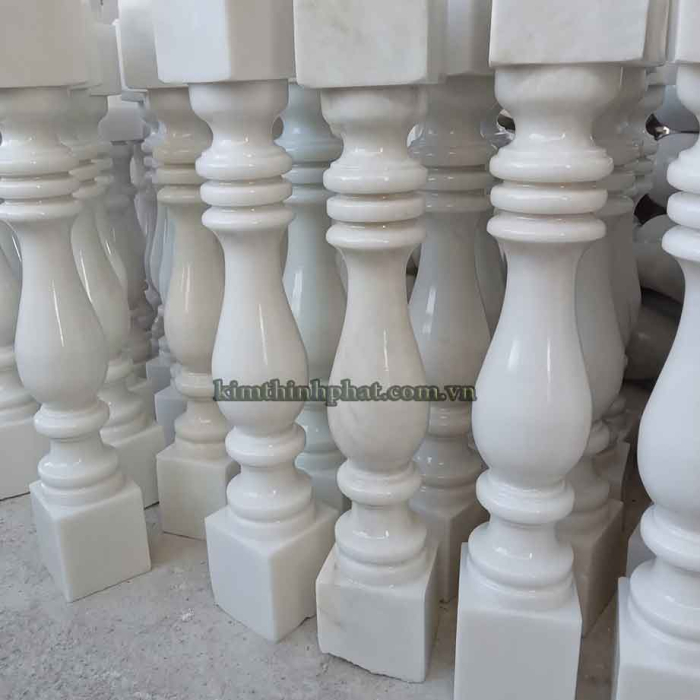 con tiện đá granite trắng 16