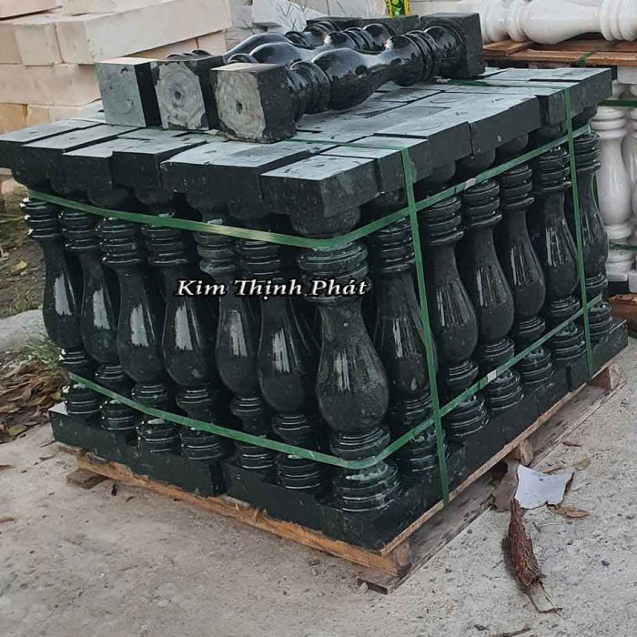 Con tiện đá hoa cương lan can đen nhất Con tiện đá hoa cương lan can đen nhất