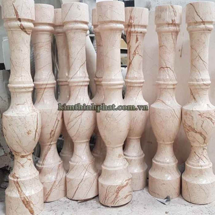 Con tiện đá hoa cương lan can kem tự nhiên Con tiện đá hoa cương lan can kem tự nhiên
