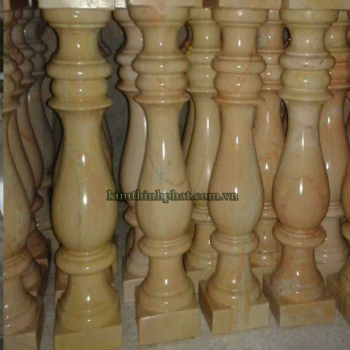Con tiện đá hoa cương lan can màu vàng Con tiện đá hoa cương lan can màu vàng