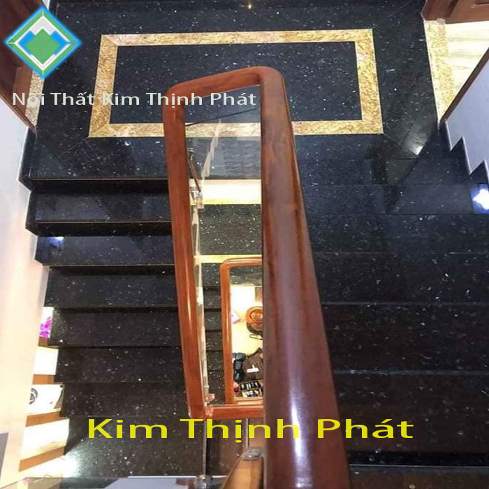 mẫu cầu thang đá kim sa