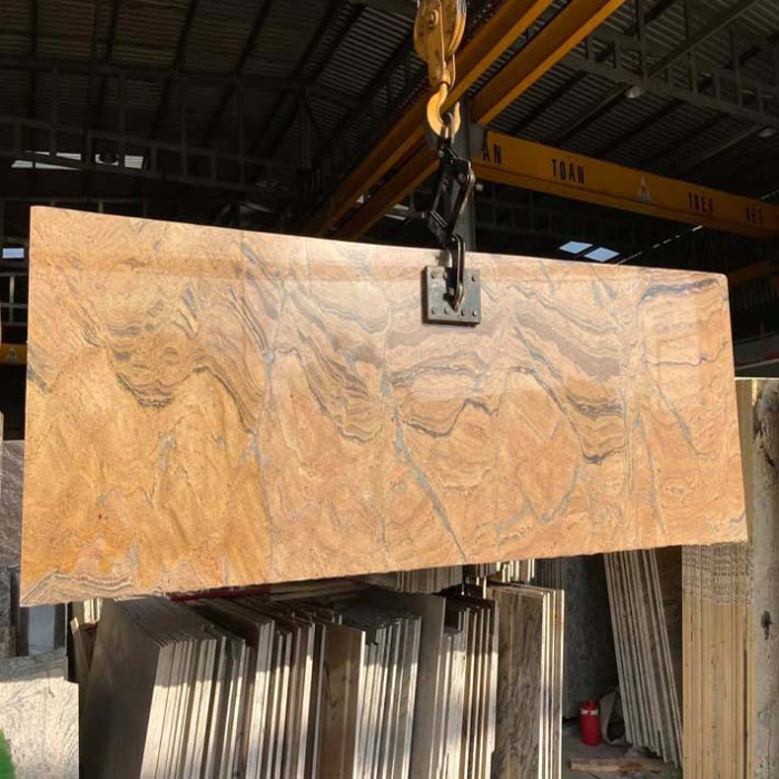 Nội thất đá hoa cương tone vàng đẹp Nội thất đá hoa cương tone vàng đẹp