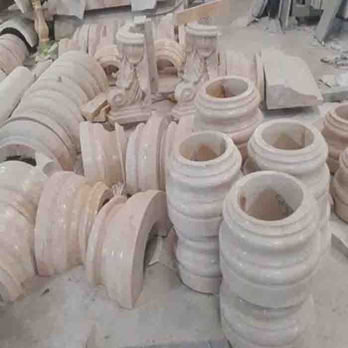 Chân cột tròn đá hoa cương đẹp Chân cột tròn đá hoa cương đẹp