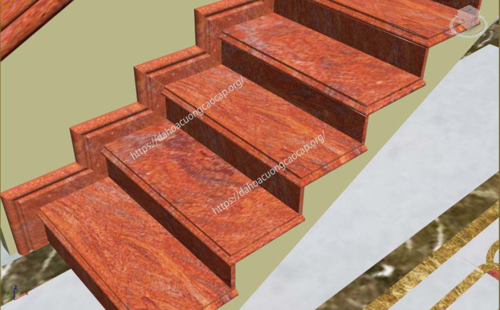 đá hoa cương đỏ sa mạc ốp cầu thang đá hoa cương đỏ sa mạc ốp cầu thang