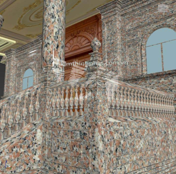 Con tiện đá hoa cương lan can granite giá rẻ đường nét đẹp Con tiện đá hoa cương lan can granite giá rẻ đường nét đẹp