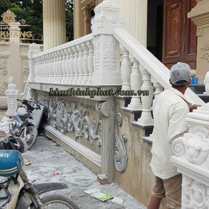 con tiện đá lan can granite trắng 13 con tiện đá lan can granite trắng 13