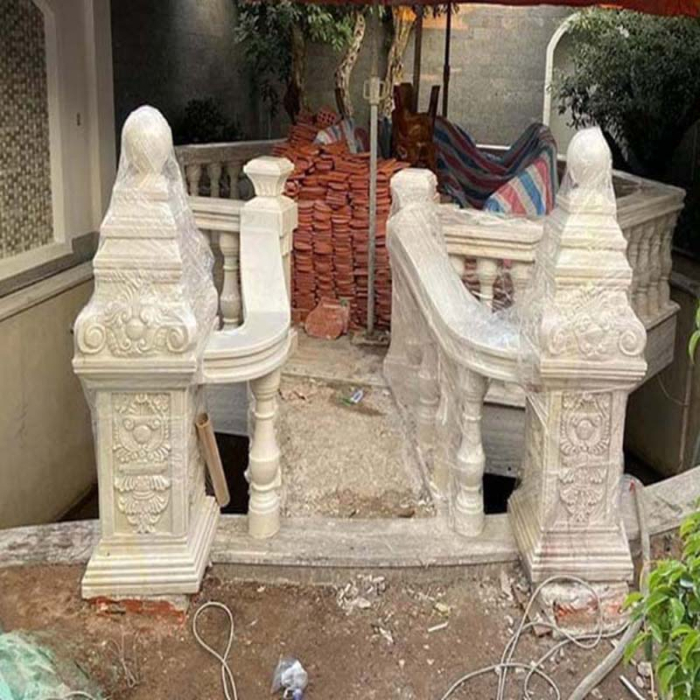 Lan can con tiện đá granite 36 Lan can con tiện đá granite 36