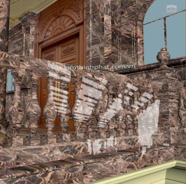 Lan can con tiện đá granite 41 Lan can con tiện đá granite 41