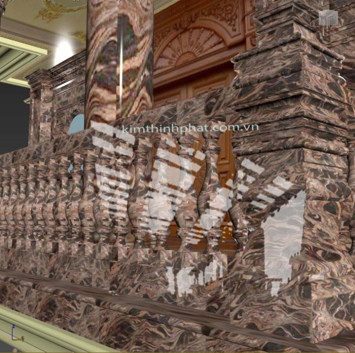 Lan can con tiện đá granite 43 Lan can con tiện đá granite 43