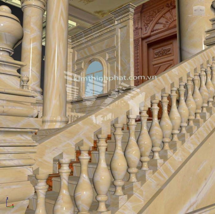lan can con tiện đá granite vàng 4 lan can con tiện đá granite vàng 4