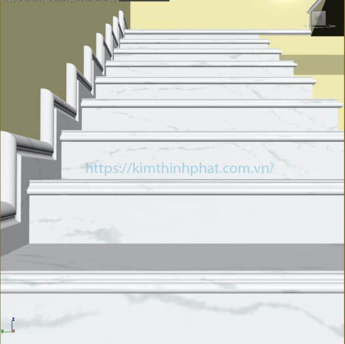 Đá hoa cương giá rẻ màu trắng cầu thang mã số 001 Đá hoa cương giá rẻ màu trắng cầu thang mã số 001