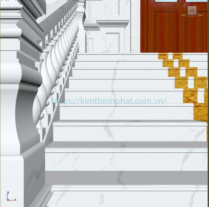 Đá hoa cương giá rẻ màu trắng cầu thang mã số 007 Đá hoa cương giá rẻ màu trắng cầu thang mã số 007