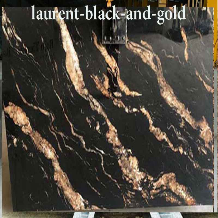đá marble laurent black and gold cao cấp