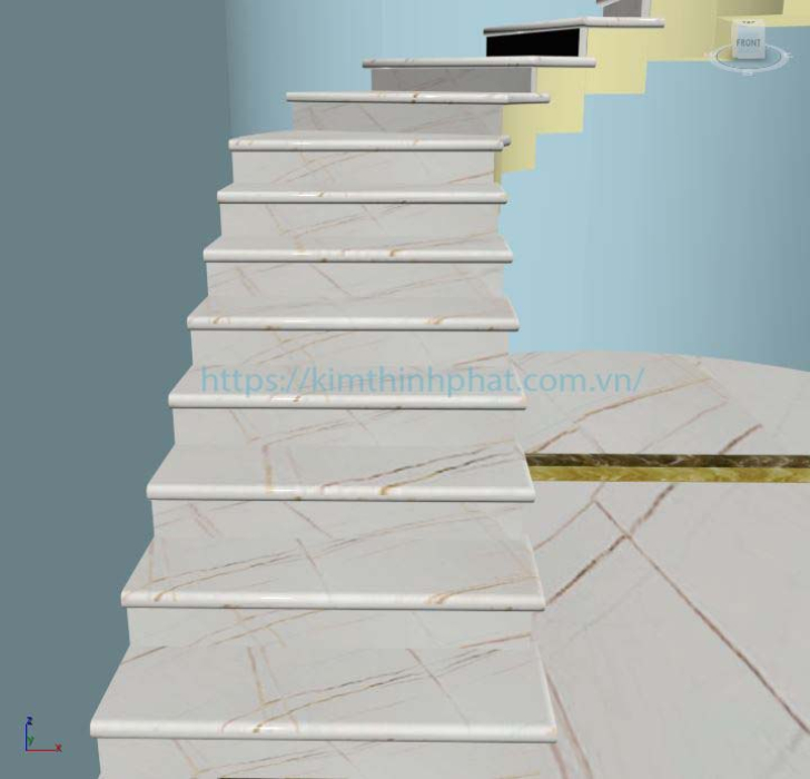 Giá đá hoa cương marble óp cầu thang 2023