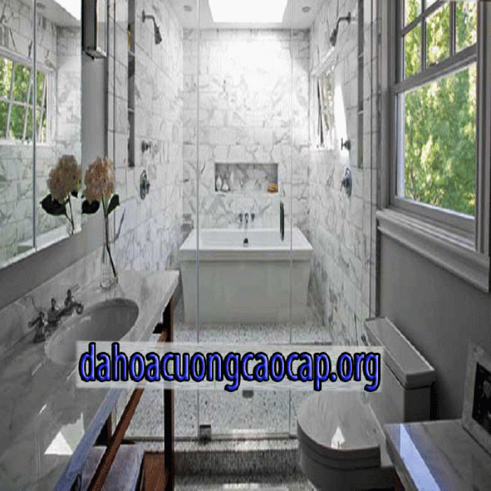 Giá đá hoa cương marble phòng tắm 2023