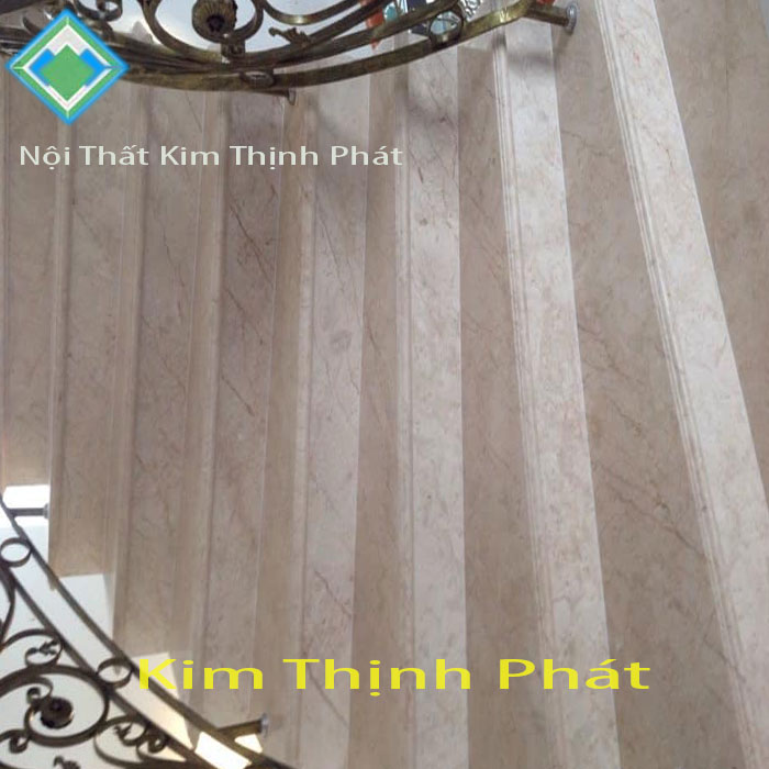 cầu thang đá kem