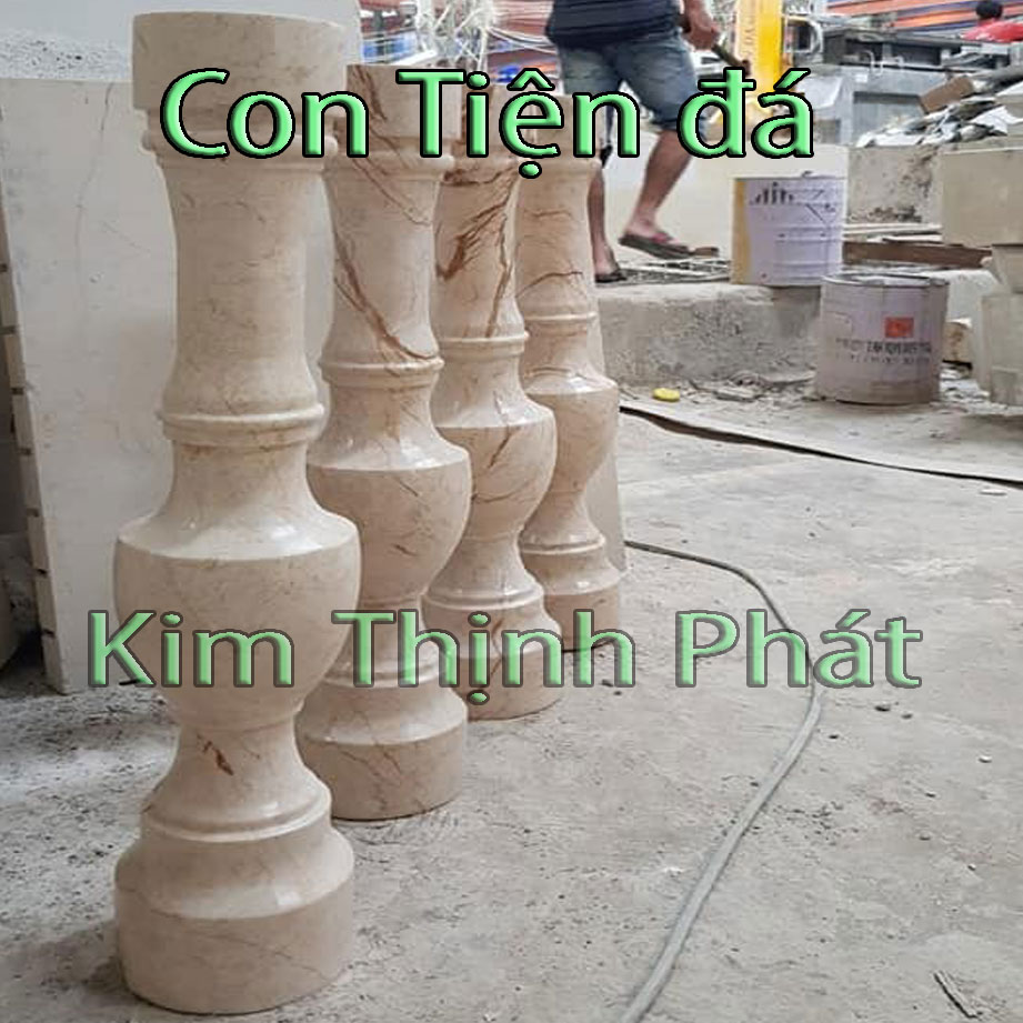 con tiện đá hoa cương biệt thự