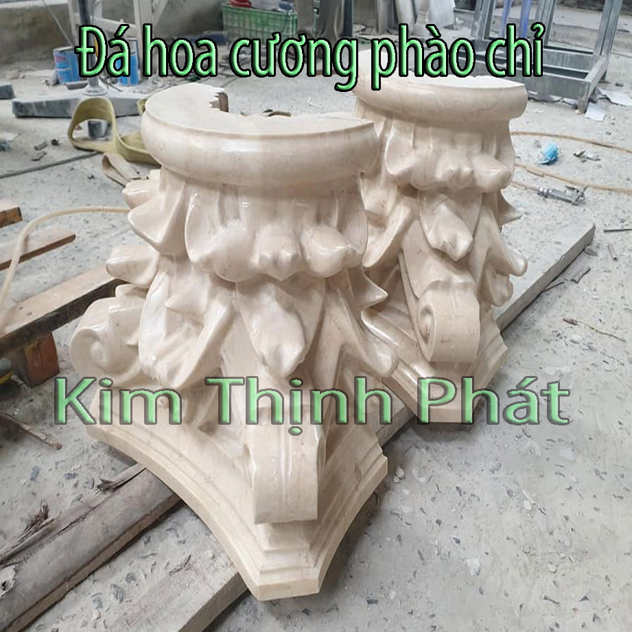 đá hoa cương chỉ phào chân cột