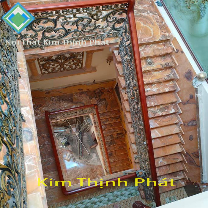 thi cong cau thang da hoa cuong